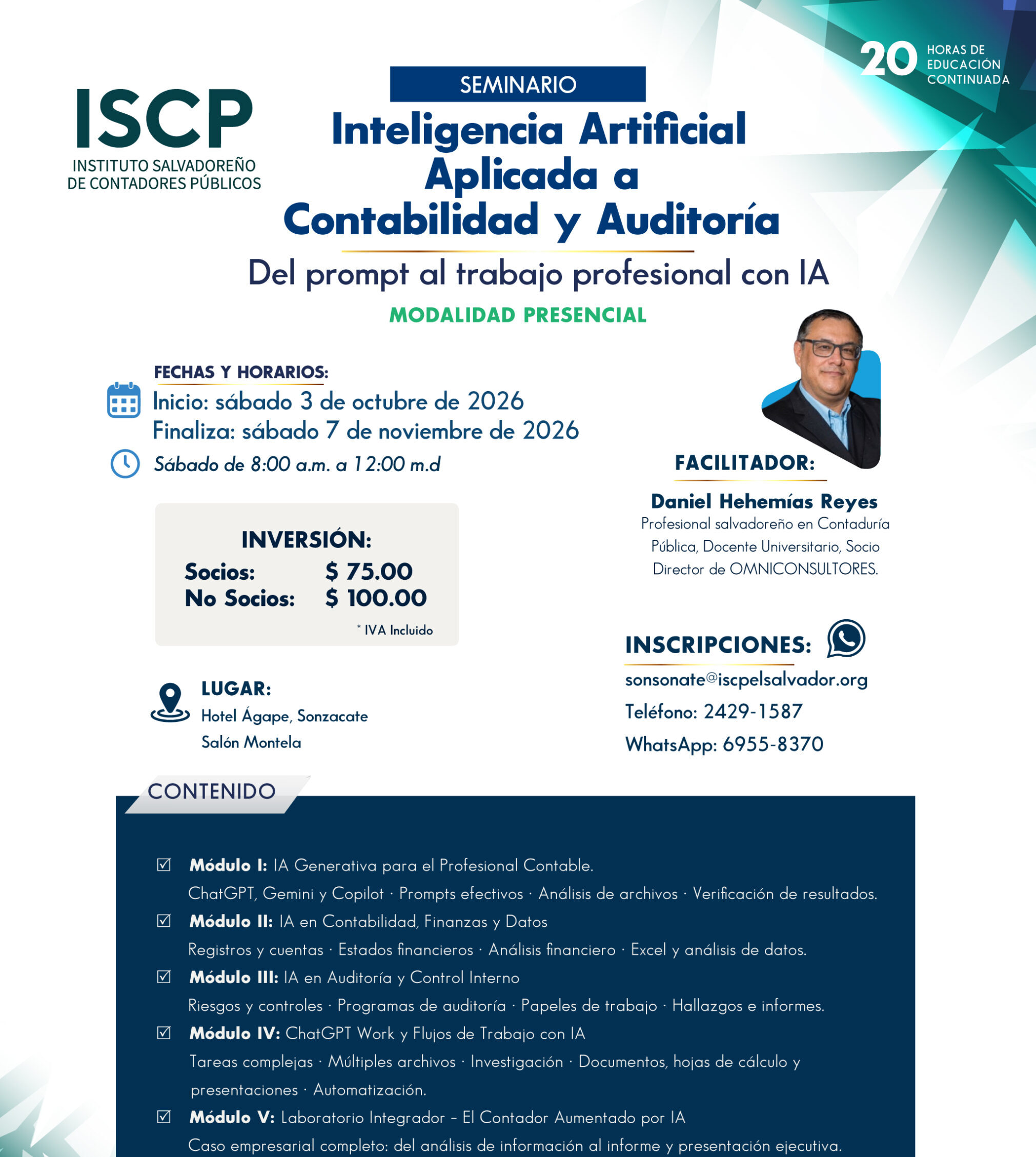 Seminario Inteligencia Artificial aplicada a Contabilidad y Auditoría