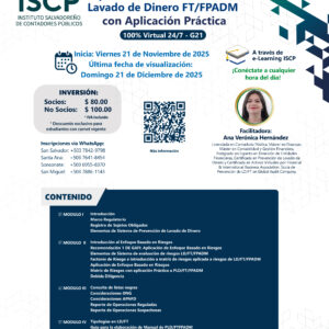 Diplomado en Prevención de lavado de Dinero FT/FPADM con Aplicación Práctica G21