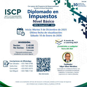 Diplomado en Impuestos Nivel Básico G22