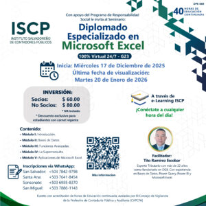 Diplomado Especializado en Microsoft Excel G23