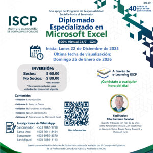 Diplomado Especializado en Microsoft Excel G24
