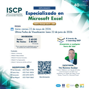 Diplomado Especializado en Microsoft Excel G8