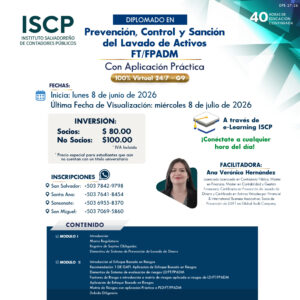 Diplomado en Prevención, Control y Sanción de Lavado de Activos con Aplicación Práctica G9