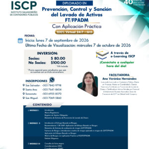 Diplomado en Prevención, Control y Sanción de Lavado de Activos con Aplicación Práctica G15