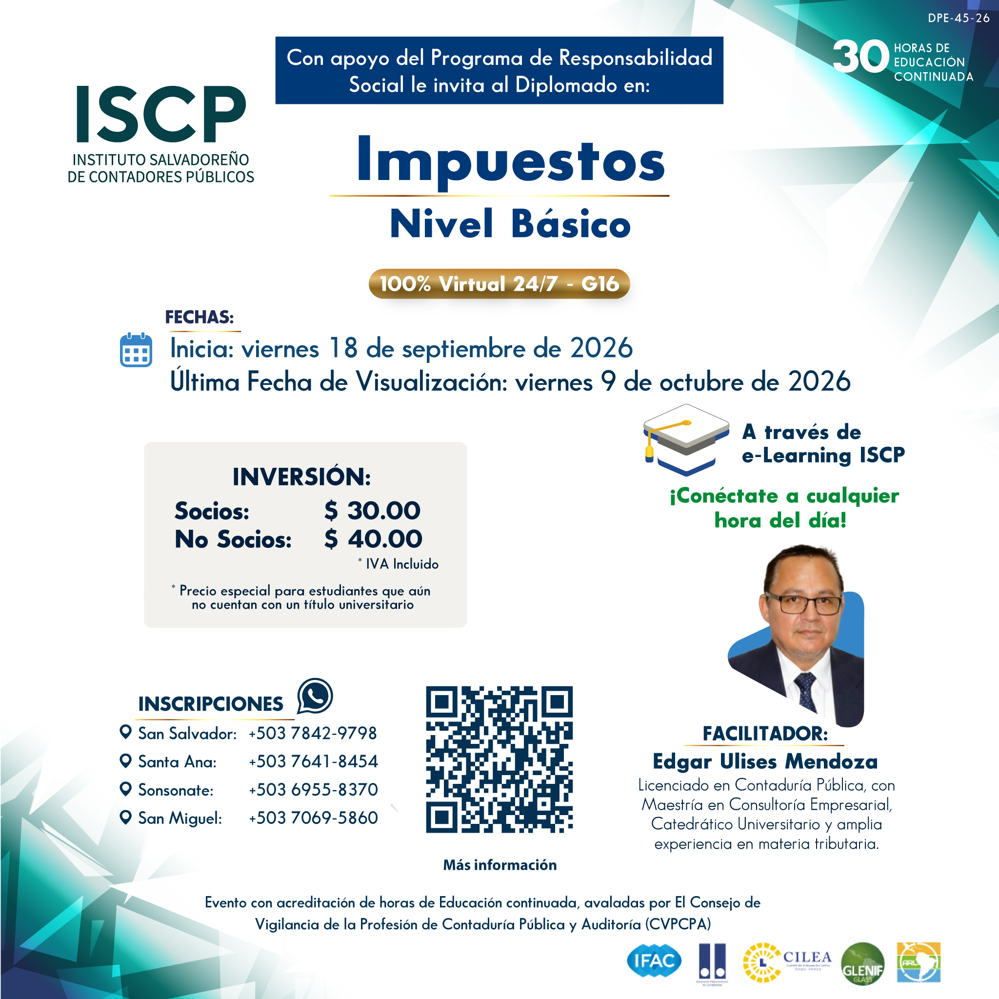 Diplomado en Impuestos Nivel Básico G16