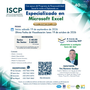 Diplomado Especializado en Microsoft Excel G15