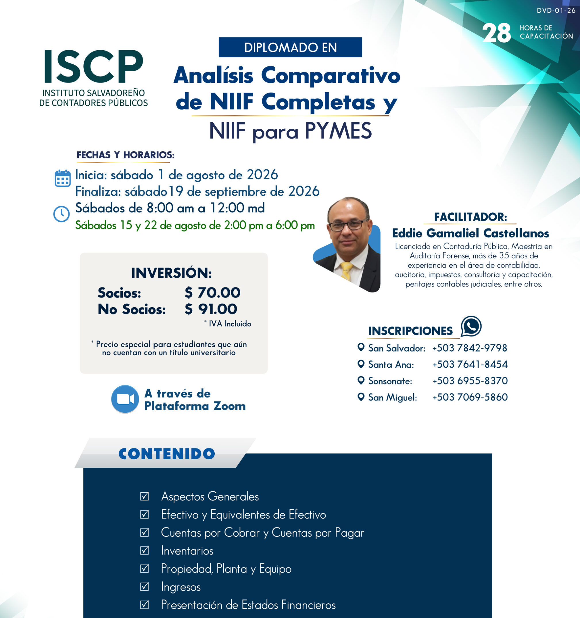 Diplomado Análisis Comparativo de NIIF Completas y NIIF para PYMEs - G1