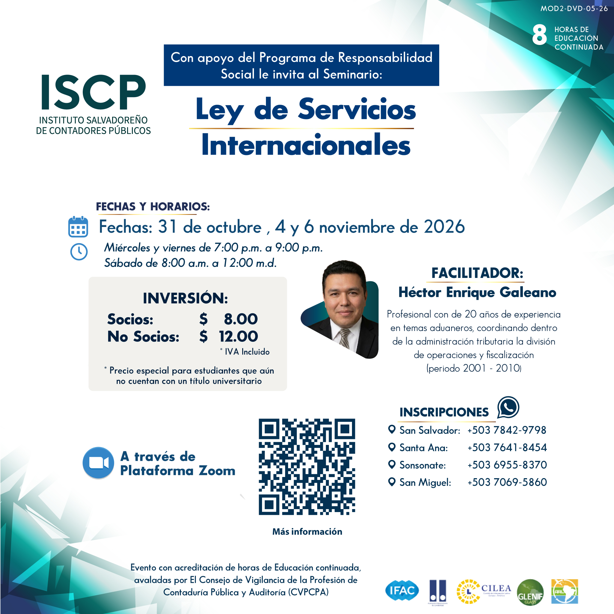 Seminario en Ley de Servicios Internacionales