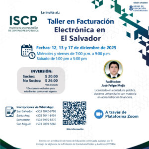 Taller en Facturación Electrónica en El Salvador
