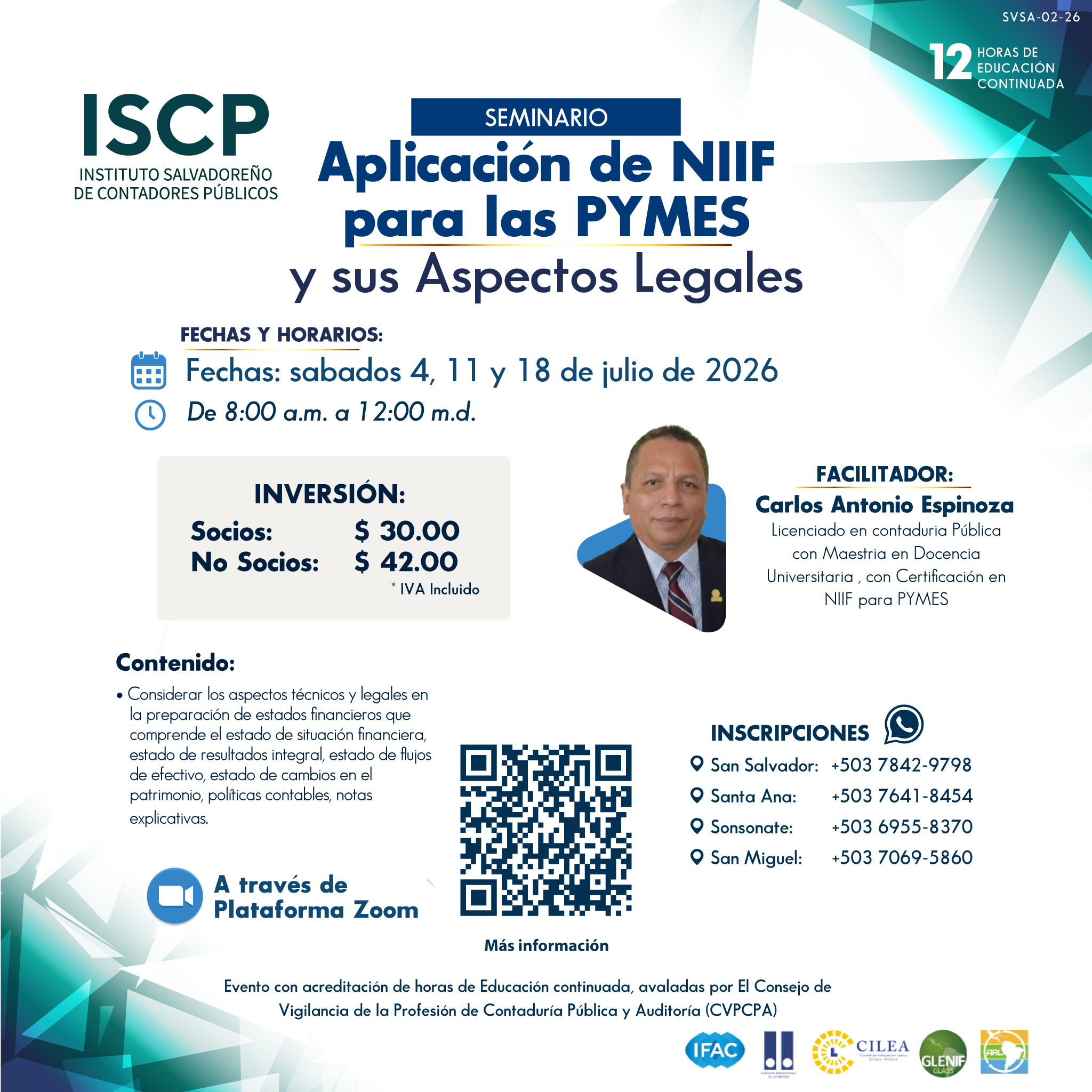 Seminario Aplicación de NIIF para las PYMES y sus Aspectos Legales