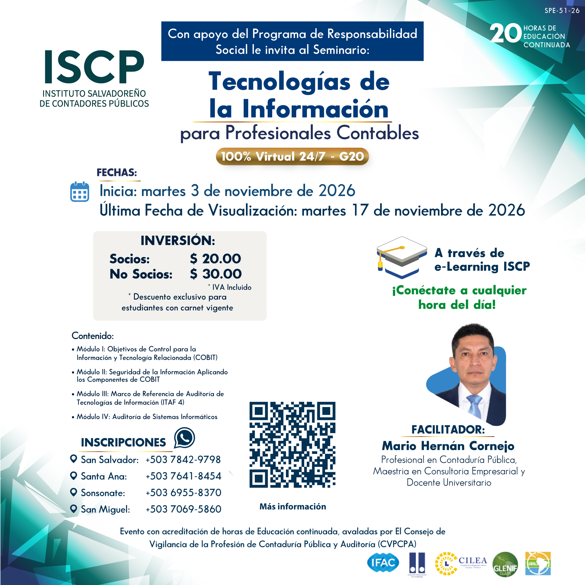 Seminario Tecnologías de la Información para Profesionales Contables G20