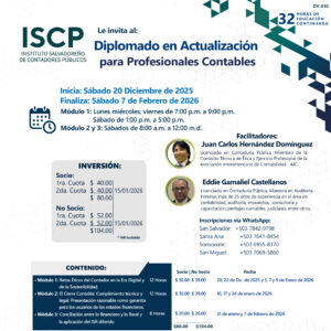 Diplomado en Actualización para Profesionales Contables