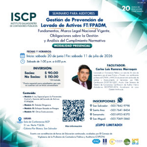 Seminario para Auditores Gestión de Prevención de Lavado de Activos FT/FPADM, Fundamentos, Marco Legal Nacional Vigente, Obligaciones sobre la Gestión y Análisis del Cumplimiento Normativo