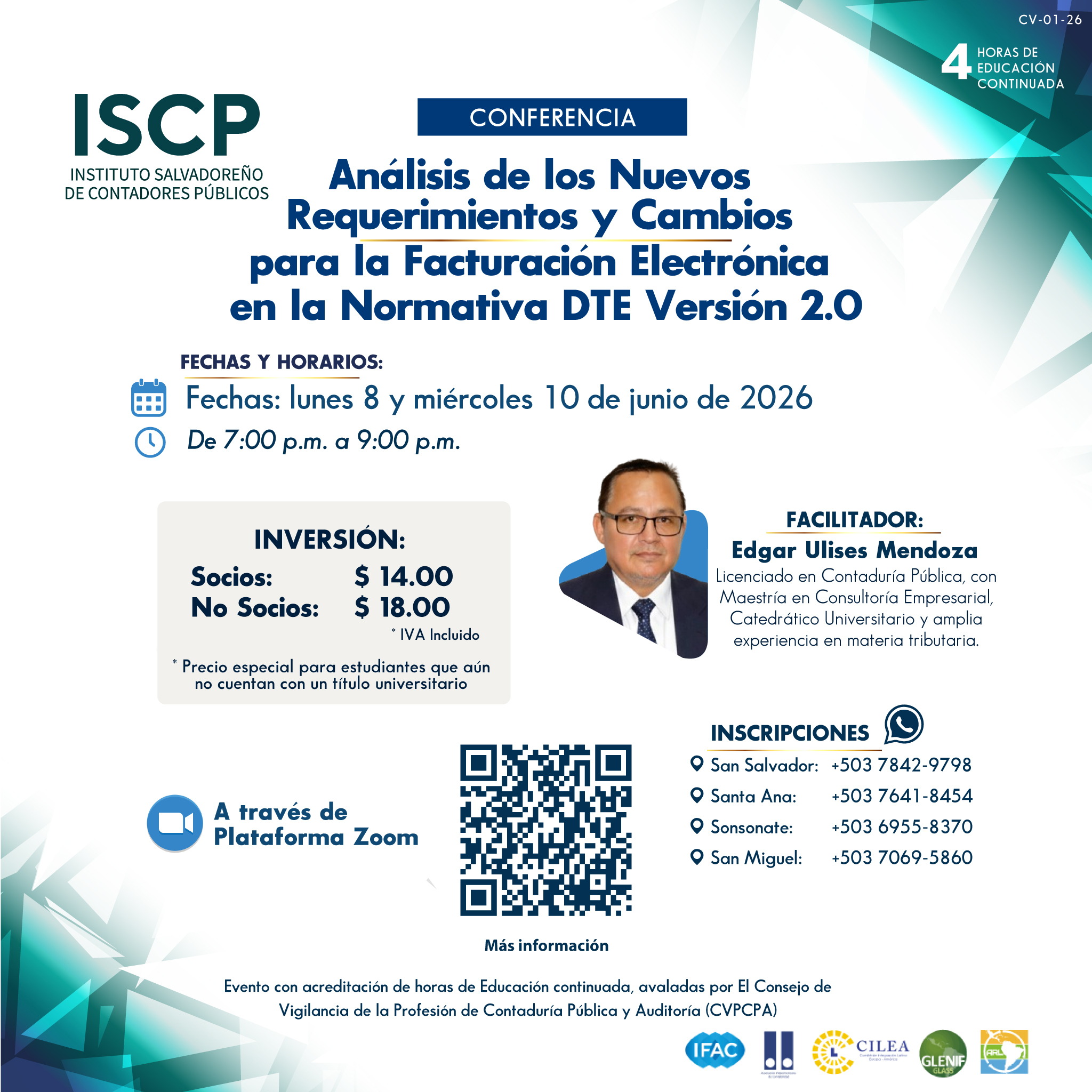 Conferencia Análisis de las Nuevos Requerimientos y Cambios para la Facturación Electronica en la Normativa DTE Versión 2.0