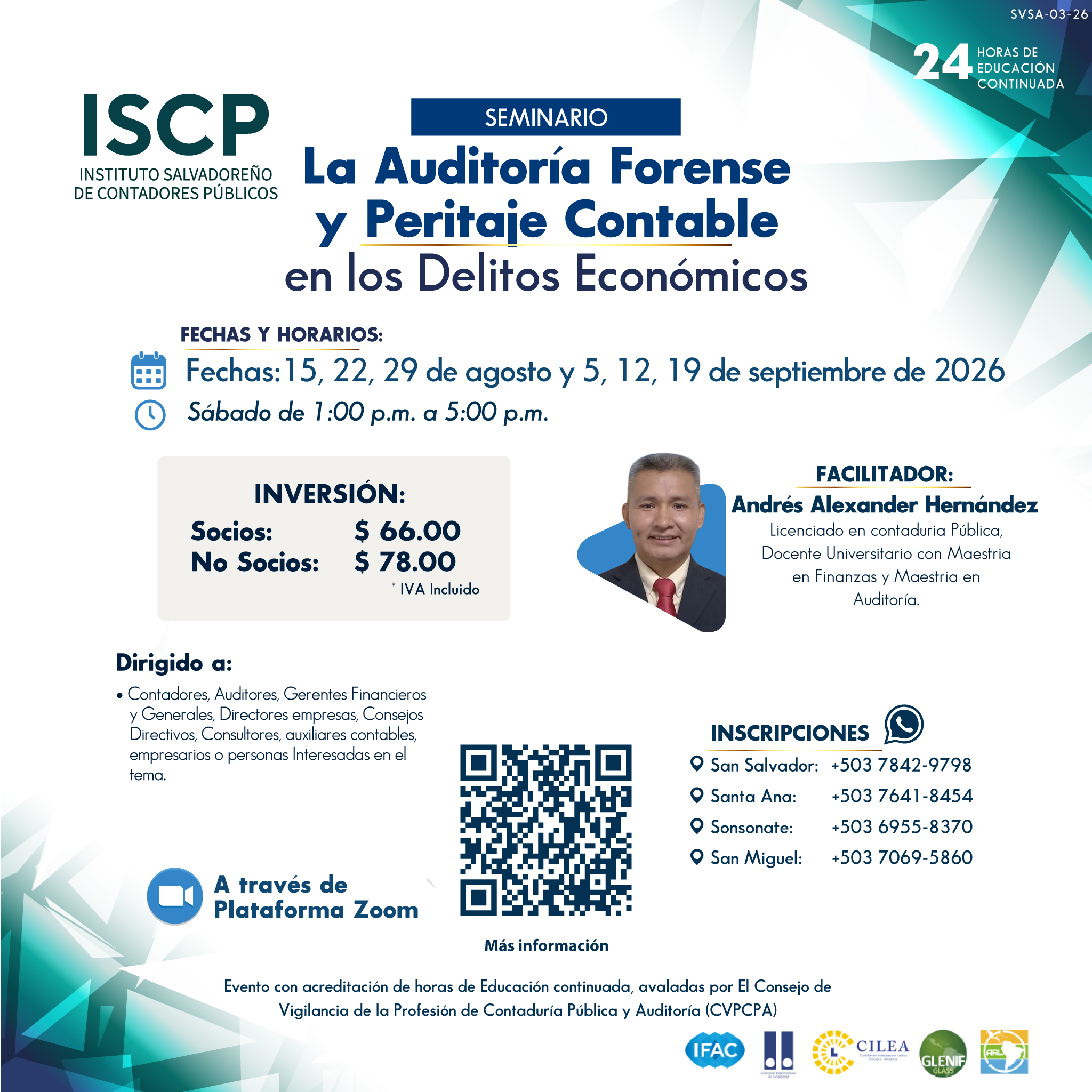 Seminario La Auditoría Forense y Peritaje Contable en los Delitos Económicos