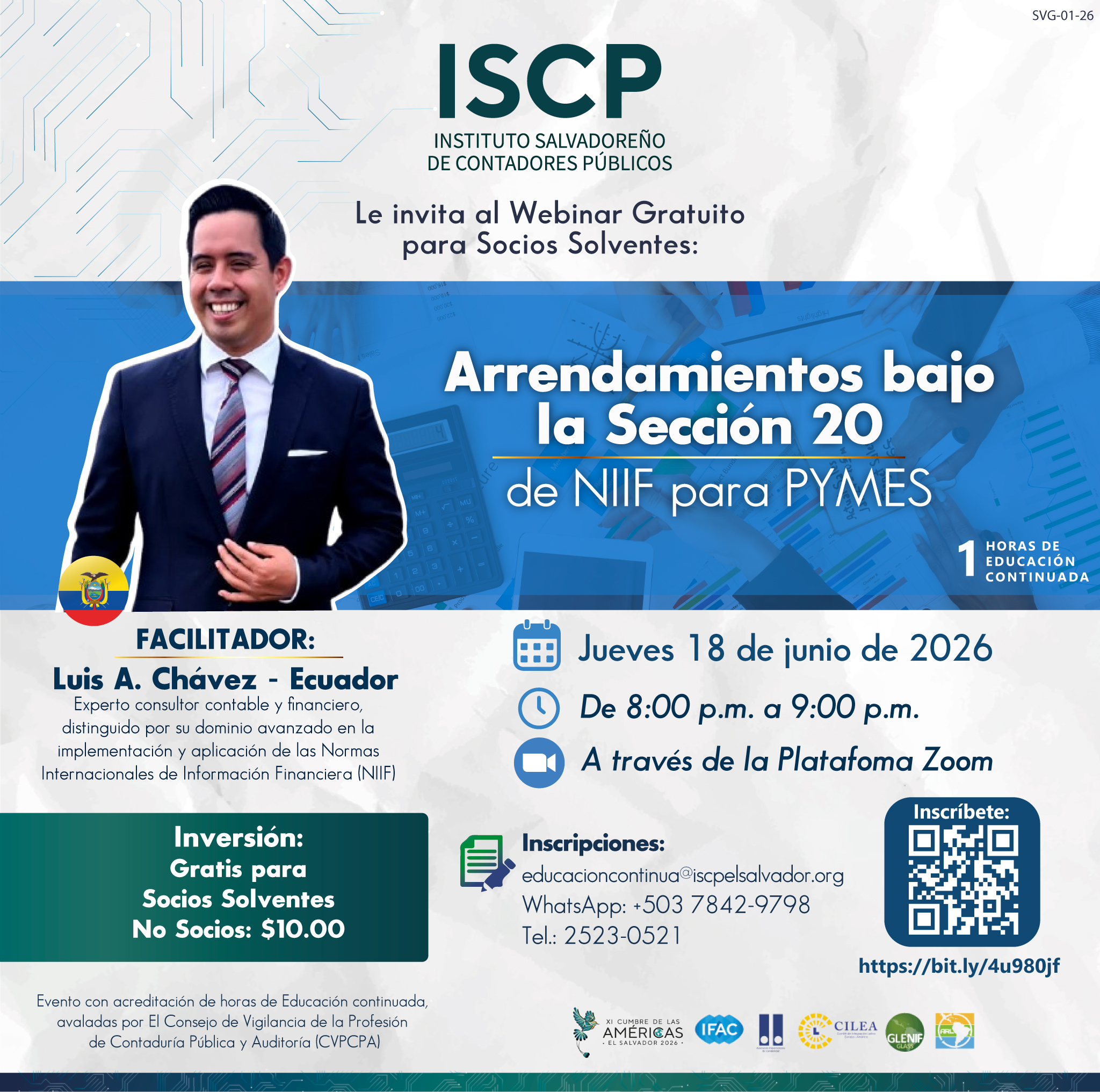 Webinar Arrendamientos bajo la Sección 20 de NIIF para PYMES